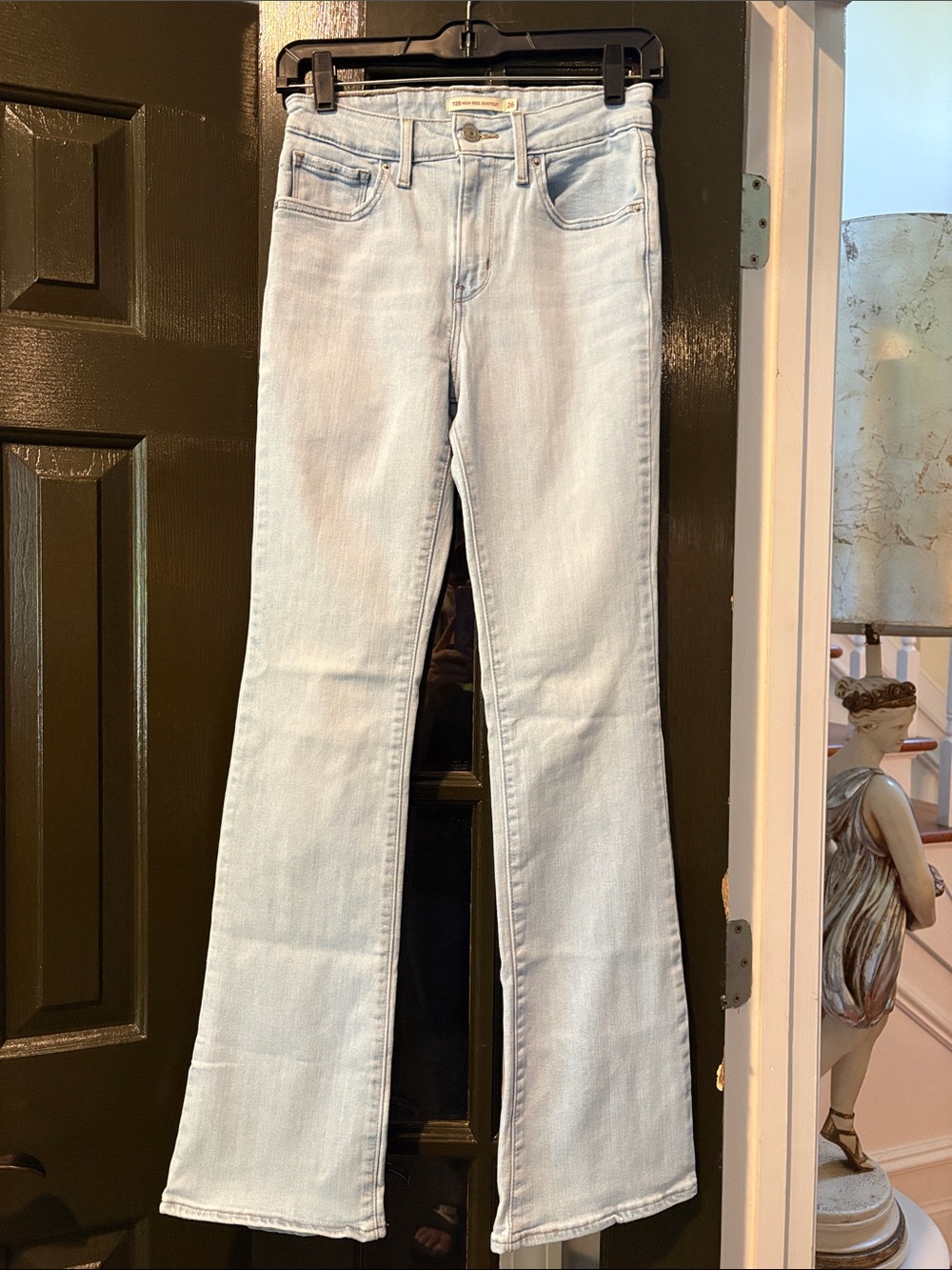 LEVI STRAUSS & CO Light Blue High-Rise BootCut Jeans for Women